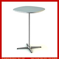 AJ Super-Circular Table 75x75x108 A902