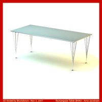 AJ Rectangular Table 180x80x70 B440