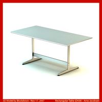 AJ Rectangular Table 160x80x70 D438