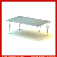AJ Rectangular Table 140x80x52 B237
