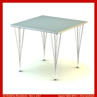 AJ Square Table 80x80x70 B431
