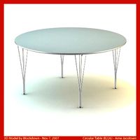 AJ Circular Table 145x145x72 B626