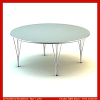 AJ Circular Table 120x120x52 B225