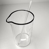 250 ml Glass Beaker with Rod
