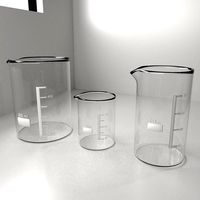 150ml, 250ml and 800ml Empty Glass Beaker
