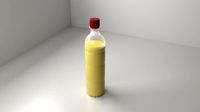 Plastic Bottle 11 with Liquid