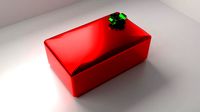 Red Present 3 with Ribbon