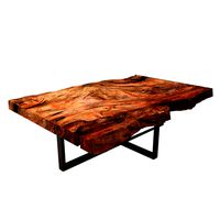 Wooden Block Coffee Table