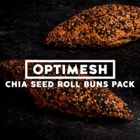 Chia Seed Roll Bun 3D PBR Pack Low-poly