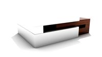 Two Piece Interlocking Sliding Coffee Table