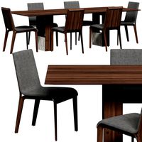 Porada Aisha Chair and Shani Table Dining Set