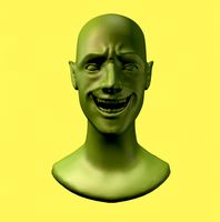 Smiling elf portrait