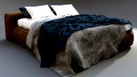 King Size Bed and Blanket