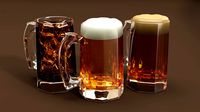 Drink Mug Set - Beer Ale and Coke