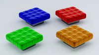 Ottoman 3D Puff