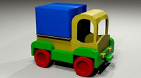 Truck Toy low-poly