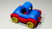 Toy low-poly Car