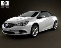 Opel Cascada Cabrio 2013 3D Model