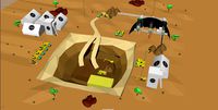Gold mine Low poly version