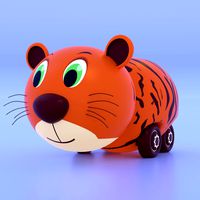 Cute toy tiger
