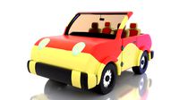 Cute Cartoon car 004