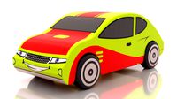 Cute cartoon car 003