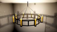 North style ceiling lamp candle October