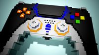 Game console controller. Low Poly