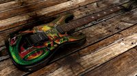 George Lynch Snake Skull Guitar