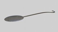 steel ladle with holes