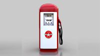Old gas pump