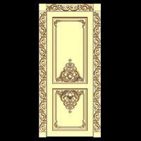 (a-6) Door -3d STL model for CNC
