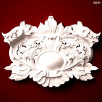 (631) Decor Element  -3d STL model for CNC