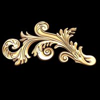 (500) Decor Element -3d STL model for CNC