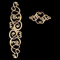 (478) Decor Element -3d STL model for CNC