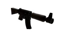Stylized Machine Gun
