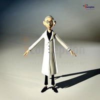 Old Professor Cartoon
