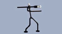 Pipe Lamp Spear Thrower