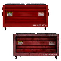 Low Poly Dumpster 2.0
