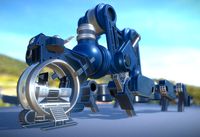 The Walking Mech Neck Blue Version