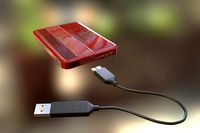 External HDD With USB Cable Rigged Bloody Version