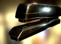 Stapler Rigged And Animated Brass Version