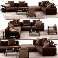 Ditreitalia NEVYLL sofa NATHY armchair ERYS table TONDINA lamp