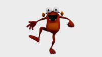 Cartoon Monster Character rigged