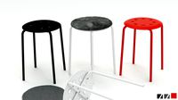 Marius stool with pillow
