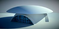 Futuristic building
