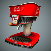 Cartoon Cola Dispenser