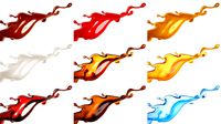 Liquid splash 034