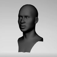Realistic Man Head