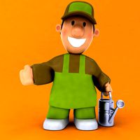 Fun gardener !